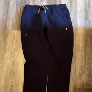 FIGS Kade Cargo Scrub Pants in Navy